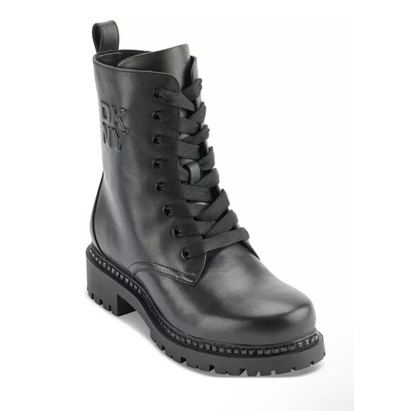 DKNY Women's Rommily Lace-Up Boots - Picture 1 of 7